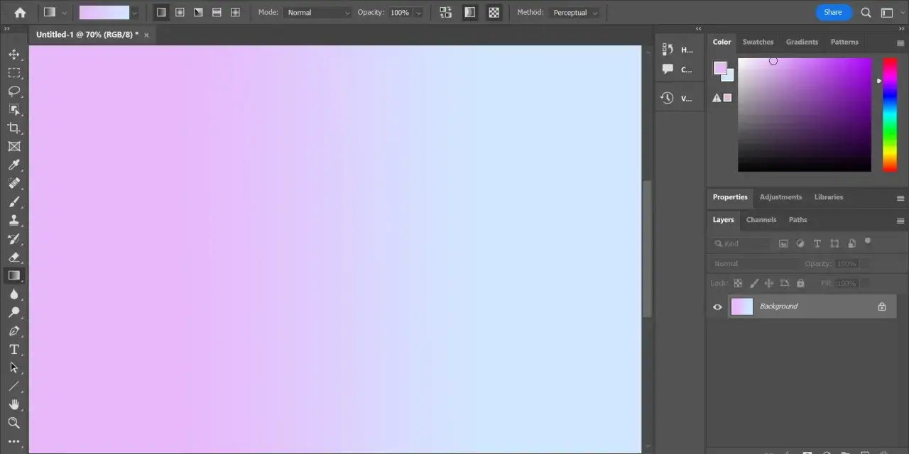 Jak zrobić gradient w Photoshopie - łatwe kroki dla początkujących