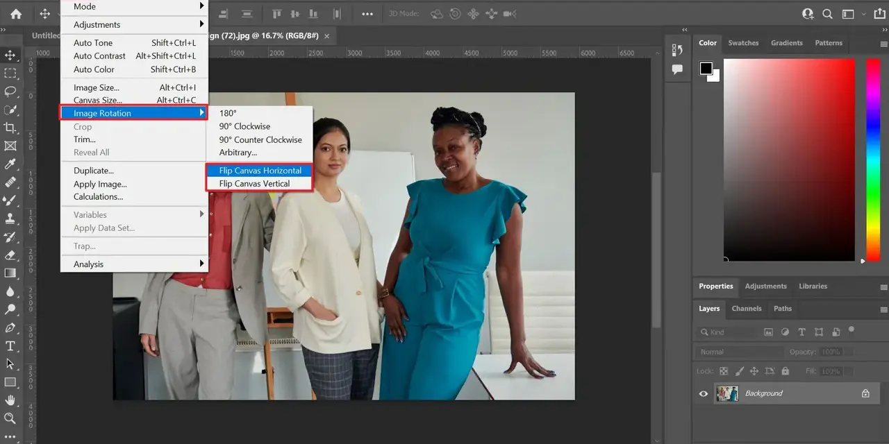 Jak obrócić obraz w Photoshopie - proste metody na szybkie efekty